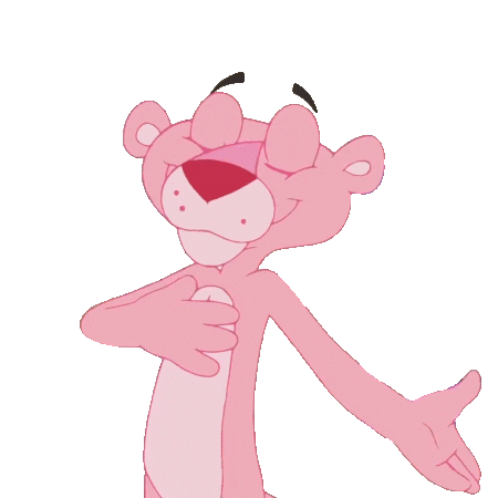 Take A Bow Thank You Sticker by MGM Pink Panther - Find ...